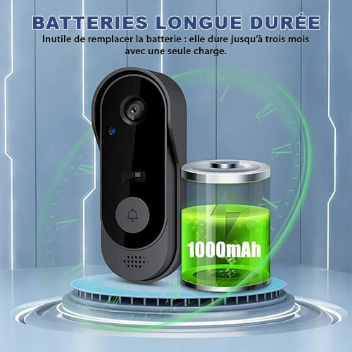Sonnette Sans Fil avec Vidéo Connectée EYECAM - Full HD